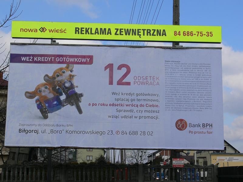 Billboard Biłgoraj, ul. M. Konopnickiej