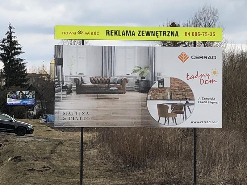 Billboard Biłgoraj, ul. Tarnogrodzka
